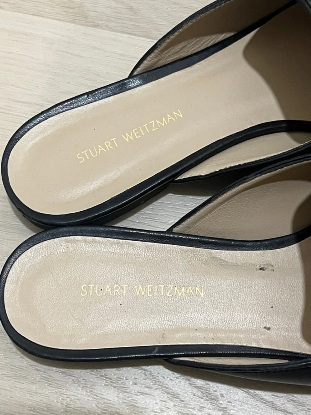 Stuart Weitzman Leather Mules - Picture 4 of 7